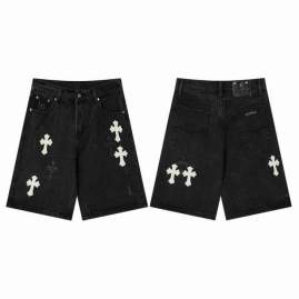 Picture of Chrome Hearts Jeans Short _SKUChromeHeartssz28-36oftx15188894